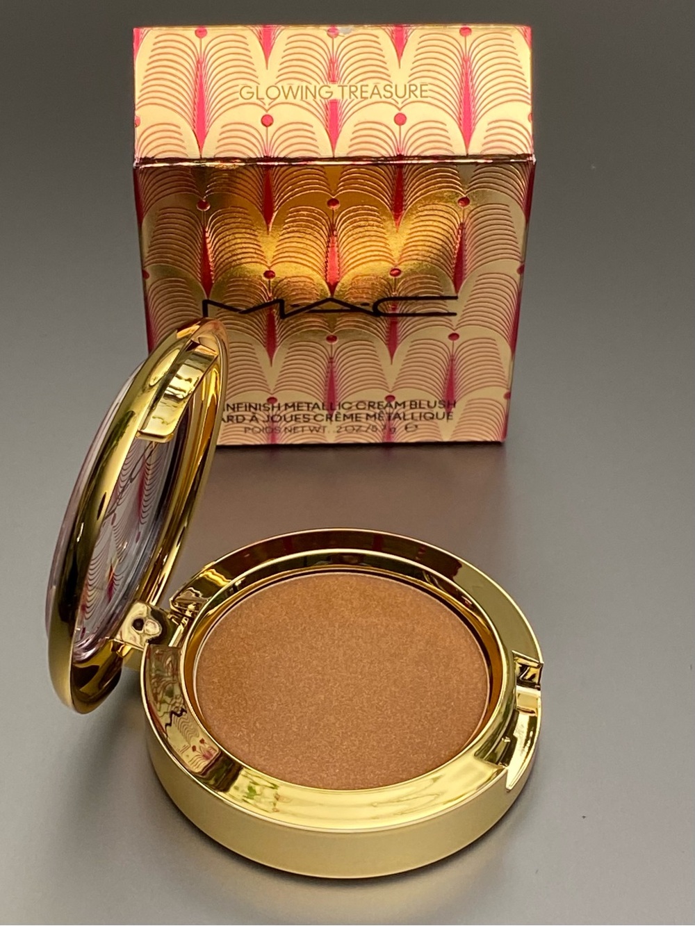 MAC “Glowing Treasure” Skinfinish Metallic Cream Blush